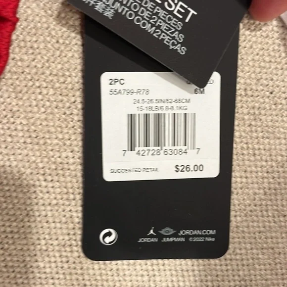 Jordan 6M 2-Piece set (onesie & shirts) - Picture 6 of 6